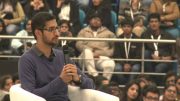 Google CEO Sundar Pichai, live in conversation at Delhi University